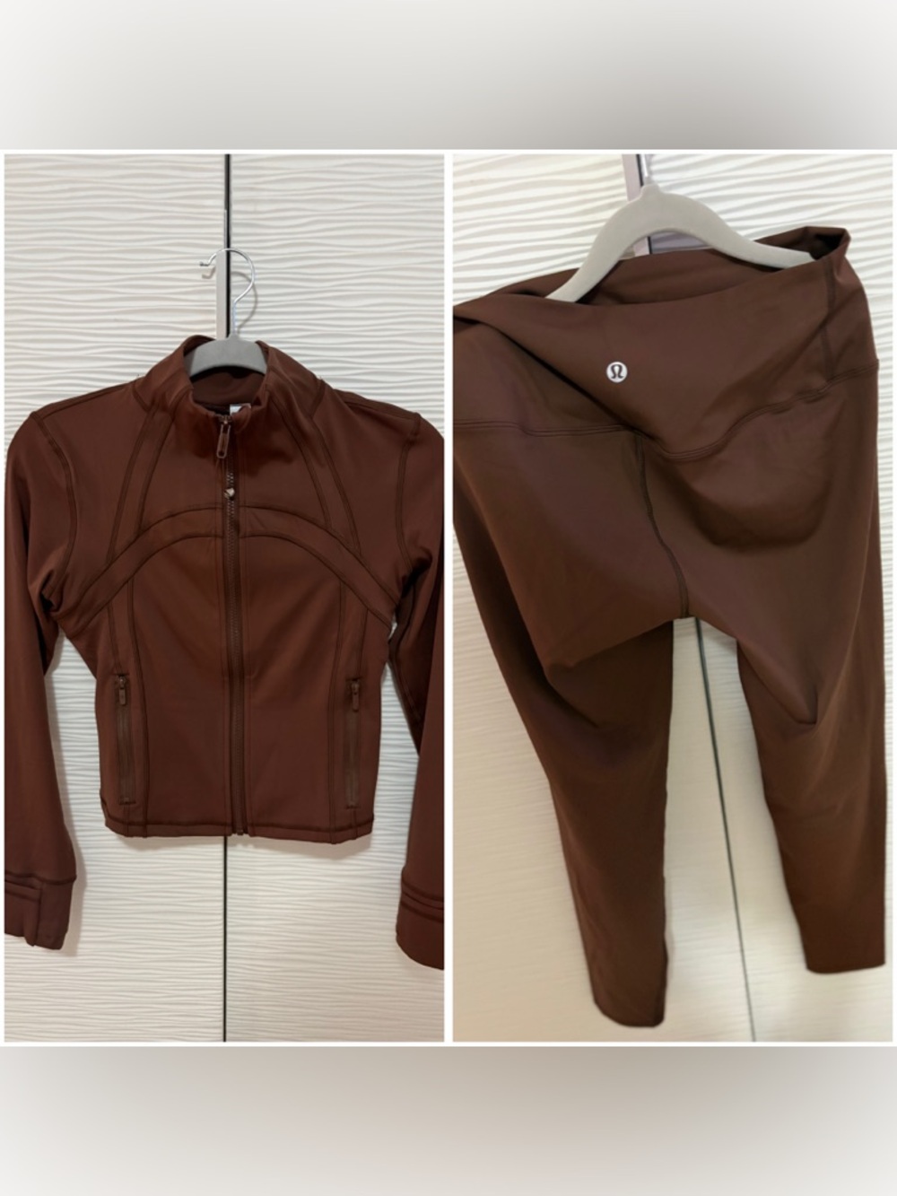 Lululemon set Brown Athletic Jacket